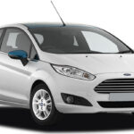 White Ford Fiesta MK8