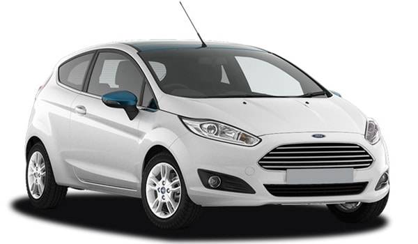 White Ford Fiesta MK8